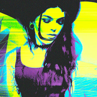 Digital art aesthetic uk model